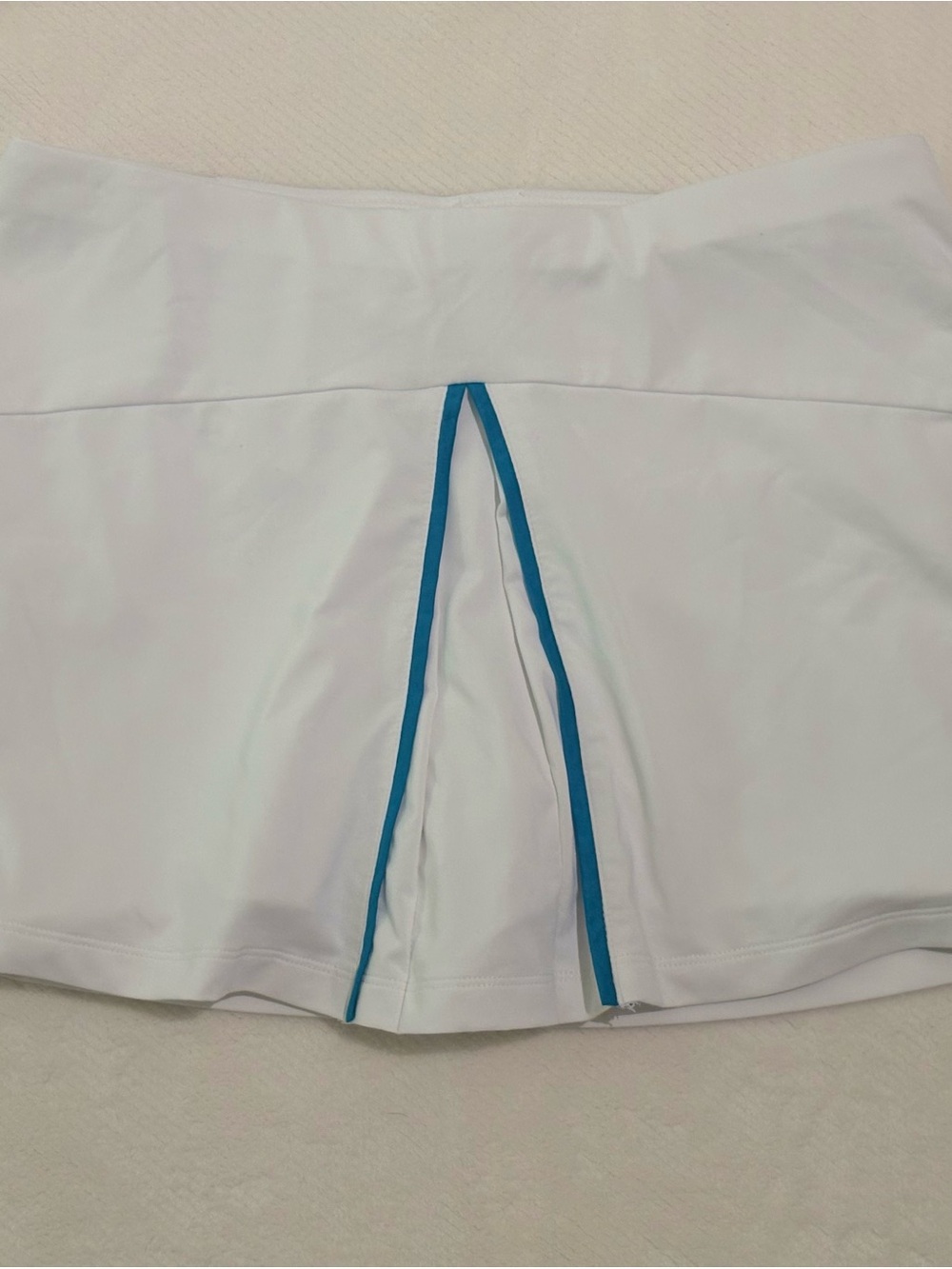 Original Penguin White Athletic Skort with Teal Accent